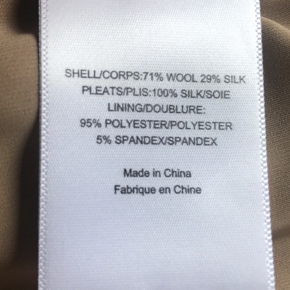 Tory Burch Wool Silk Pleaded Printed Skirt Size 2 - Picture 11 of 12